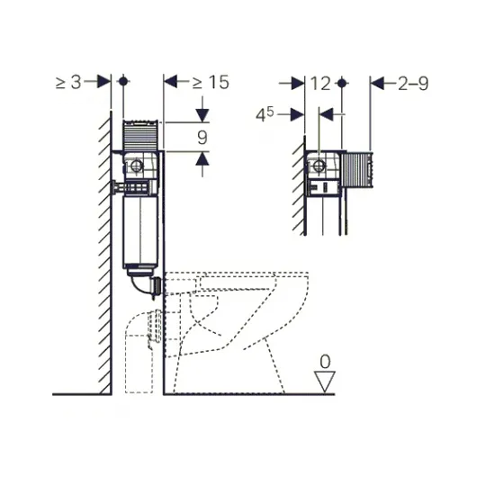 Бачок для унитаза Geberit Omega 109.043.00.1 белый