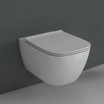 Унитаз подвесной GLOBO Genesis GNS02.BI с креплением, белый