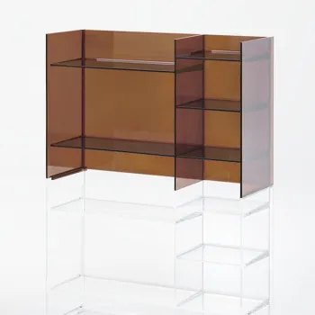 Laufen Kartell Стеллаж, 750х260х530мм, пластик, цвет: янтарь