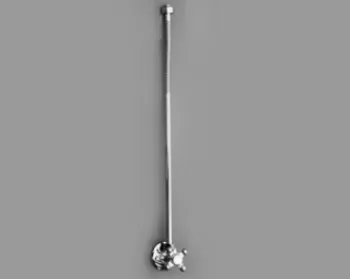 Кран-соединение с трубкой подвода и обжимной цангой Devon&Devon для смесителей на 1/2/3 отверстия и для унитазов хром 2DUHL161CR