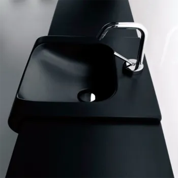 Панель накладная керамическая Kerasan Inka Project 32х35,5 исполнение Nero Lucido 341704