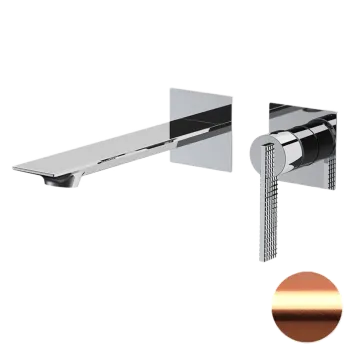 Смеситель для раковины Daniel Club ANC632PLRP медь брашированная