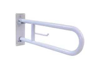 Поручень полукруглый для людей с ограниченными возможностями 600 мм белый Nofer 15051.60.W
