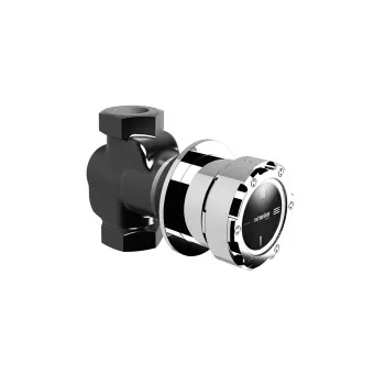 Встраиваемый смеситель Stella Timeaster 0/154 без излива, круглая ручка d=52 хром, ручка черная TA 01100 CR00N