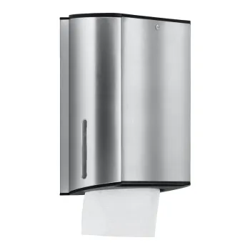 Дозатор бумажных полотенец Keuco Plan 14985070000 нержавеющая сталь\черный