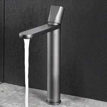 Смеситель для раковины Antonio Lupi Indigo ND304GR Grafite черный