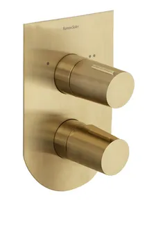 Смеситель для душа Ramonsoler Tzar встраиваемый термостатический на 2 выхода золото 348712SOC