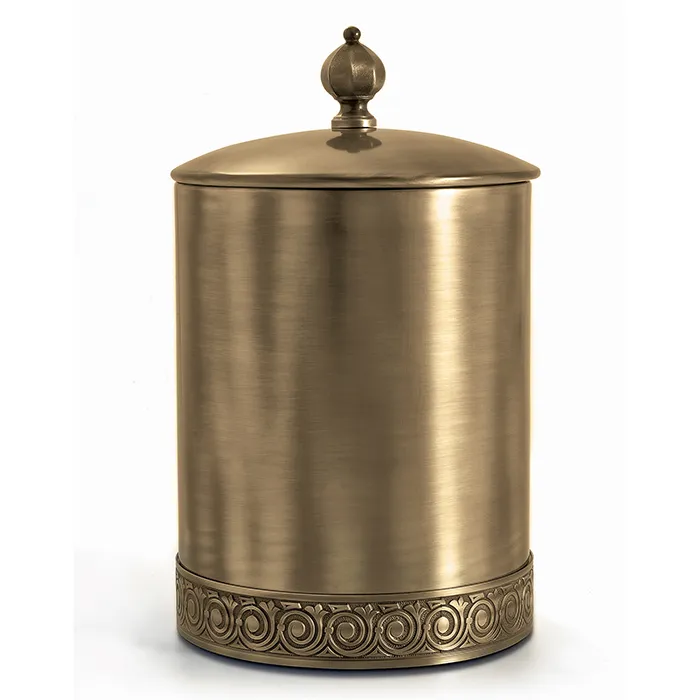 3SC Bally Ведро с крышкой, ручка Zar, цвет: золото 24к. Lucido FSC65/02GD