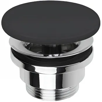 Донный клапан для раковины Simas PLCE antracite matt черный