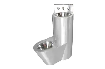 Унитаз стальной с умывальником Nofer 13123.L