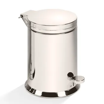 Ведро Decor Walther  TE 38 с педалью SOFT CLOSE - полированный никель 614830
