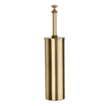 Ёршик напольный в металлической колбе Tw Harmony 020, белый/бронза TWHA020bi/br