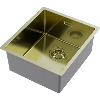 Мойка кухонная Omoikiri Tadzava 39-U/I-LG светлое золото 4993262
