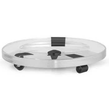 Мыльница настольная Bertocci Cinquecento, прозрачное стекло/черный матовый 11005310800