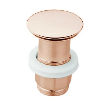 Донный клапан Cisal 1 1/4 для раковин, золото розовое ZA0016102P