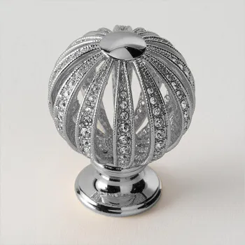 Ручка для мебели с кристаллами Eban Mongolfiera Swarovski., хром FACMGPO--CR
