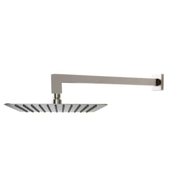 Верхний душ Ramonsoler настенный квадратный нержавеющая сталь никель BHRK300NC