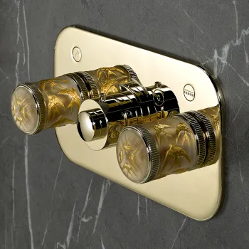 Смеситель для душа THG Hirondelles Gold Stamped A4L-F30-5401BEH soft gold