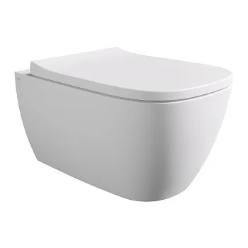 Унитаз подвесной Alice Wunder 45000109 смыв aliflush+, под крепления Fischer WB-KliX, и крышки, белый матовый