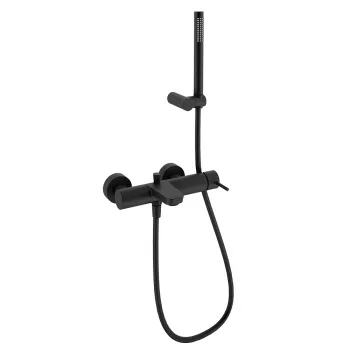 Смеситель для ванны Ramonsoler Odisea с душевым комплектом чёрный 390501DNM