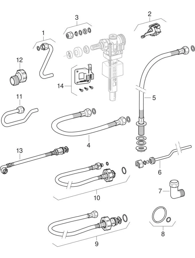 Впускной клапан Geberit 240.705.00.5
