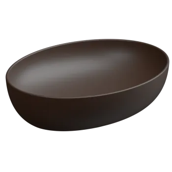 Раковина накладная 55x42 см GSG Ceramic Design Easy EALAVOV55035 Cacao Matt