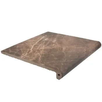 Фронтальная ступень керамогранит Exagres Peldano Nevada Emperador 33x334 шт