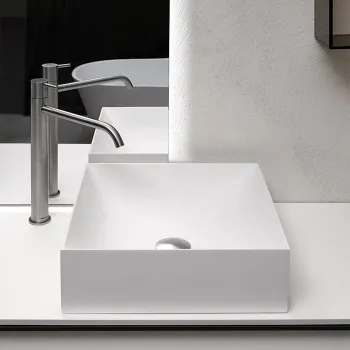 Раковина Antonio Lupi Stratos 40х40, без отв., белый А0002423891