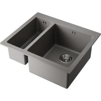 Мойка кухонная Omoikiri Bosen 59-2A-GR leningrad grey 4993822