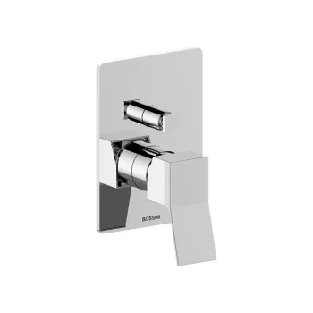 Наружная часть Bossini Aki Line монорычажного смесителя AKI на 2 выходов. цвет хром