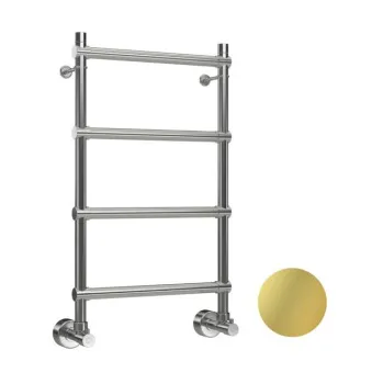 Полотенцесушитель водяной Margaroli Sole 4423704(26)BR 72x44 латунь