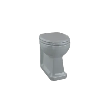 Напольный унитаз Burlington Bespoke/colours P14 GREY серый