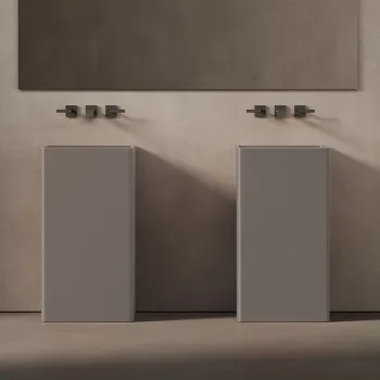 Раковина напольная Dea Design Pedestal Basin 450х450хh900, grey brown DD2017 450 6