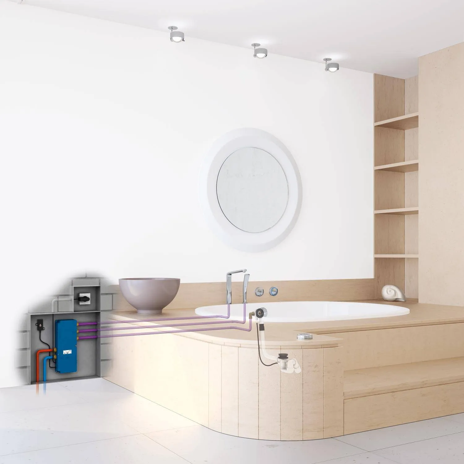 Поворотная ручка и крышка сливного отверстия для ванны Grohe Talentofill 19952000