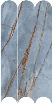 Керамогранит Rex Ceramiche Heritage Luxe Trinity Azure Glossy 30х60 775658