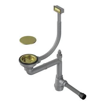 Сифон для мойки Omoikiri WK-1C-LG светлое золото 4956473