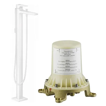 Смеситель для ванны Hansgrohe 32532700S белый