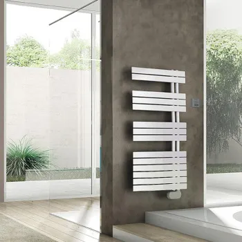 Полотенцесушитель электрический Irsap Soul c контрол-м белым 550хh1054мм,14 трубок, 3 промежутка, подключение справа, длина провода 1,2м, белый, SRM055D01IR01NNN