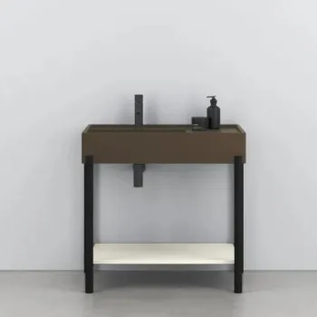 Раковина накладная Cielo I Narcisi NALAMDX CA 76 см правая коричневый