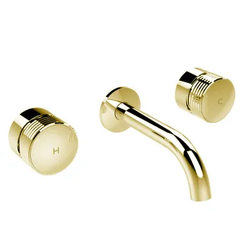 Смеситель для раковины Fima Carlo Frattini Texture Collection F5601L/5HOR золото