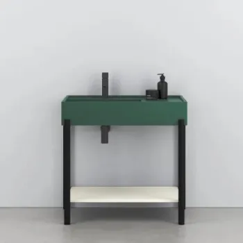 Раковина накладная Cielo Plinio PNLASF MU 140 см зеленый