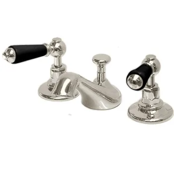 Смеситель для раковины Devon&Devon Black Dandy MARF46NKSBD никель