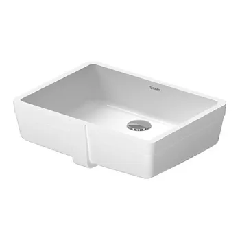 Duravit Vero Раковина  встраиваемый для встраивания снизу, с перел., без площадки под смес., включая крепление для встраивания в деревянную столешницу