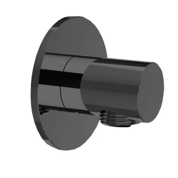 Вывод из стены для душевой лейки Almar, черный матовый E095040.MB