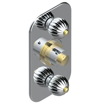 Смеситель для душа THG Mandarine Metal U1A-G02-5400BE хром/золото