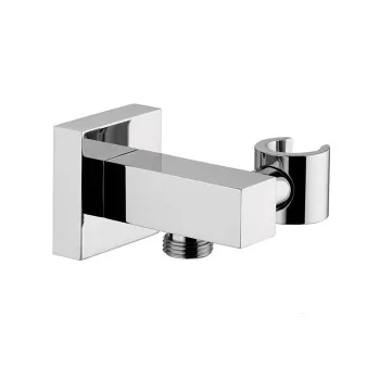 Выпуск Nicolazzi  со стены с держателем душевого шланга квадратный 1/2 MM 5690CR