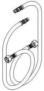 Шланг подводки Hansgrohe 97206000