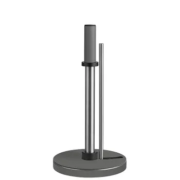 Держатель для кухонных рулонов ADJ 16х35, серый/черный 0095.03/01