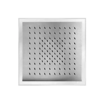 Верхний душ Fantini Acquafit 35х35см потолочный, матовая оружейная сталь 79 P5 K002