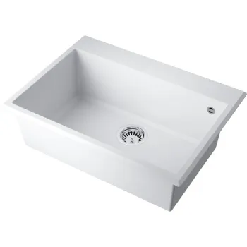 Мойка кухонная Omoikiri Tedori 68 белая 4993967